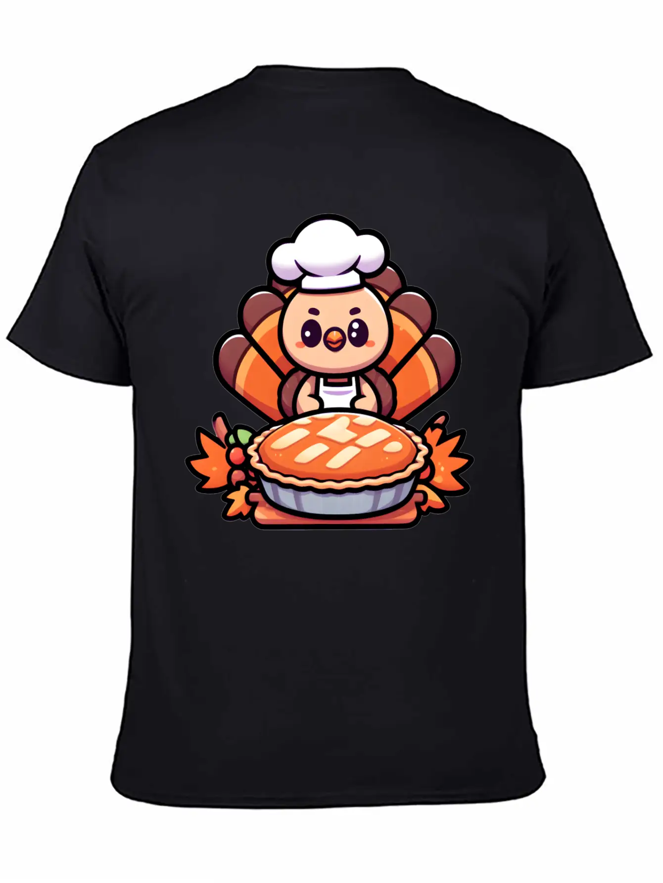 HAPPY THANKSGIVING TURKEY DAY Gratitude Essential Cotton Tee For Daily Outfits – Unisex Style