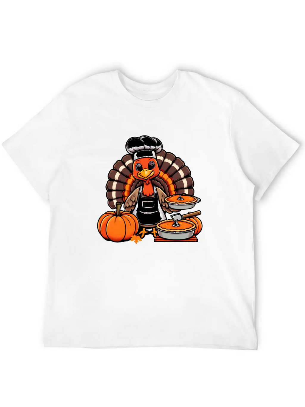 HAPPY THANKSGIVING TURKEY DAY Gratitude Friendsgiv Unisex Casual T-Shirt – Clean Design For Daily Comfort