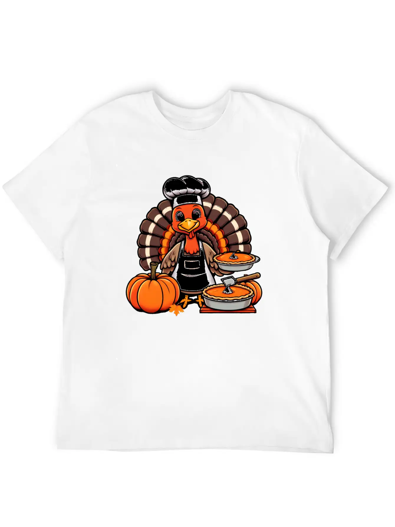 HAPPY THANKSGIVING TURKEY DAY Gratitude Friendsgiv Unisex Casual T-Shirt – Clean Design For Daily Comfort