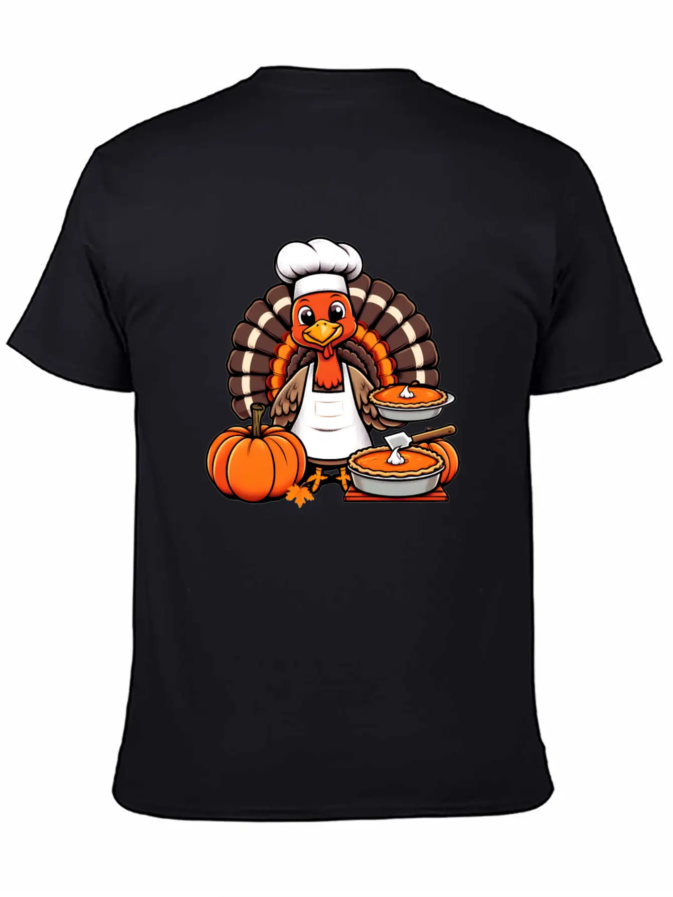 HAPPY THANKSGIVING TURKEY DAY Gratitude Friendsgiv Unisex Casual T-Shirt – Clean Design For Daily Comfort