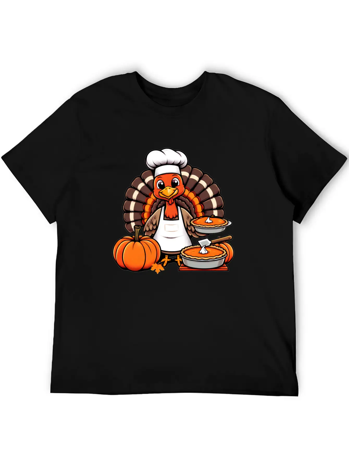 HAPPY THANKSGIVING TURKEY DAY Gratitude Friendsgiv Unisex Casual T-Shirt – Clean Design For Daily Comfort