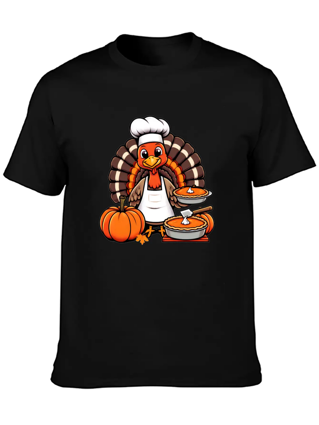 HAPPY THANKSGIVING TURKEY DAY Gratitude Friendsgiv Unisex Casual T-Shirt – Clean Design For Daily Comfort