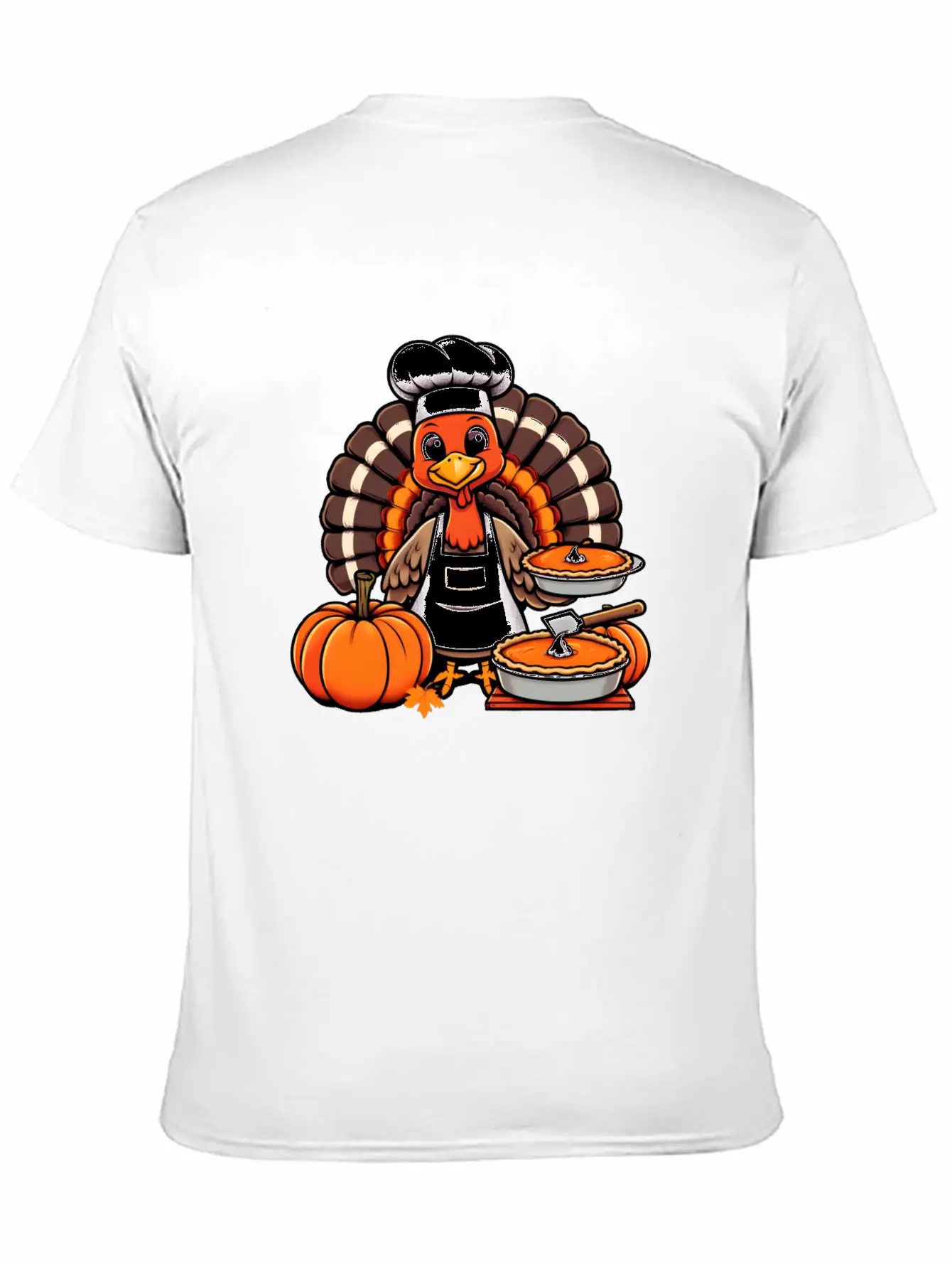 HAPPY THANKSGIVING TURKEY DAY Gratitude Friendsgiv Unisex Casual T-Shirt – Clean Design For Daily Comfort