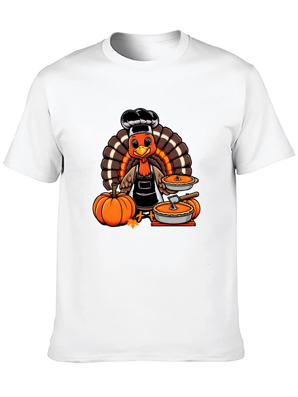 HAPPY THANKSGIVING TURKEY DAY Gratitude Friendsgiv Unisex Casual T-Shirt – Clean Design For Daily Comfort