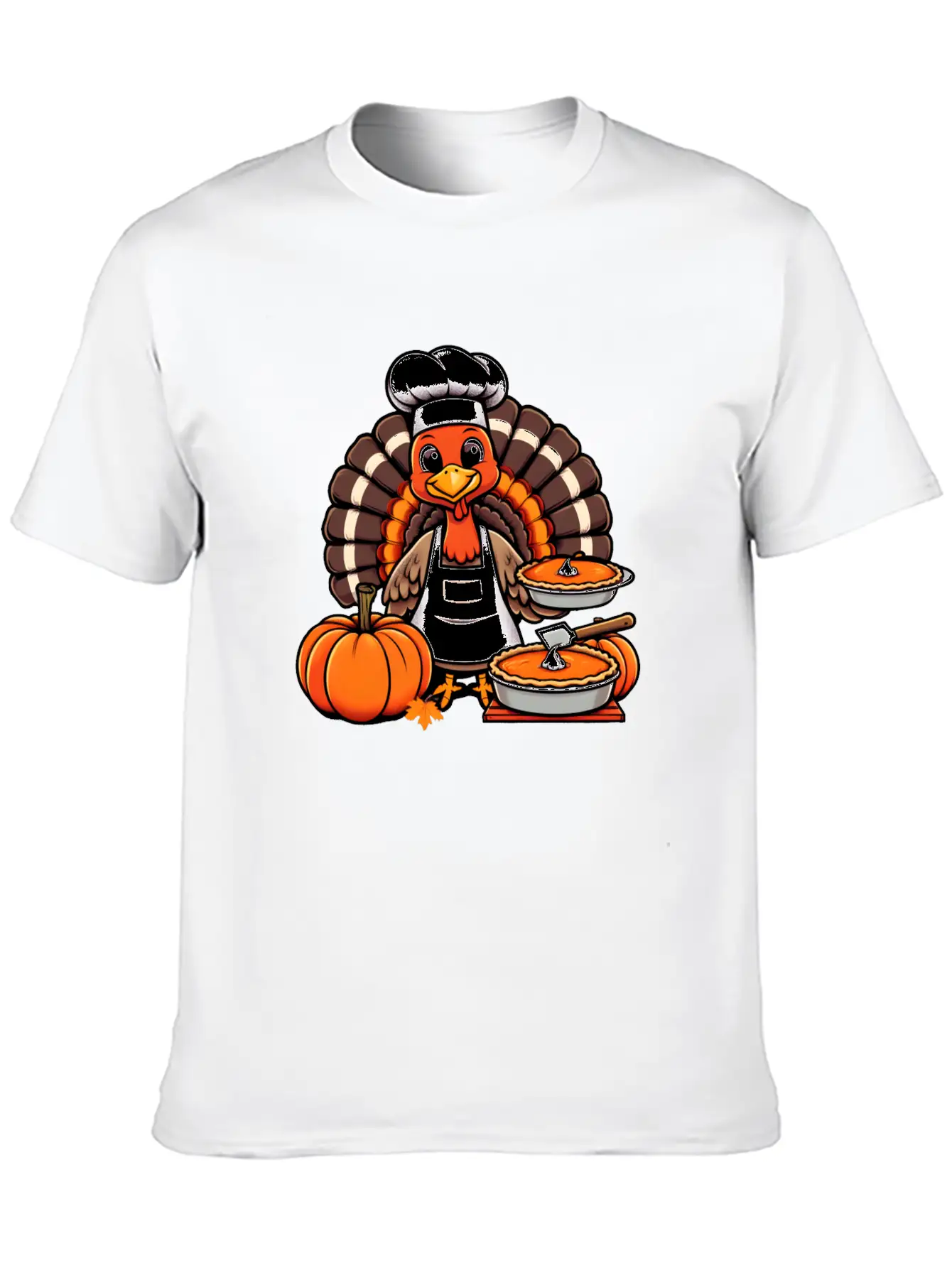 HAPPY THANKSGIVING TURKEY DAY Gratitude Friendsgiv Unisex Casual T-Shirt – Clean Design For Daily Comfort