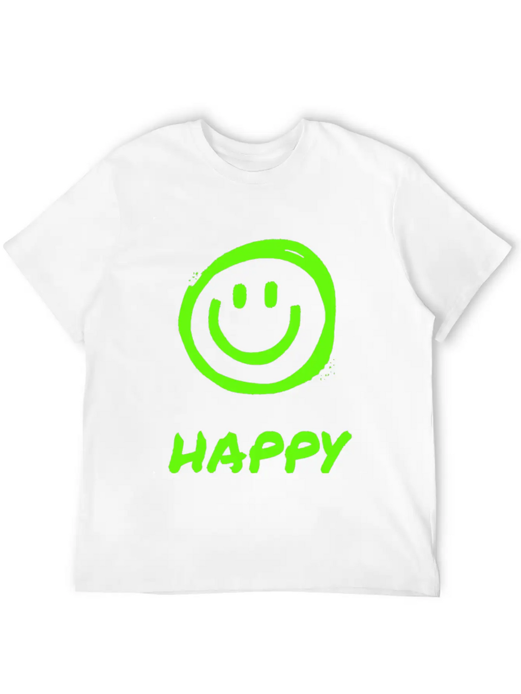HAPPY Unisex Casual T-Shirt – Clean Design For Daily Comfort