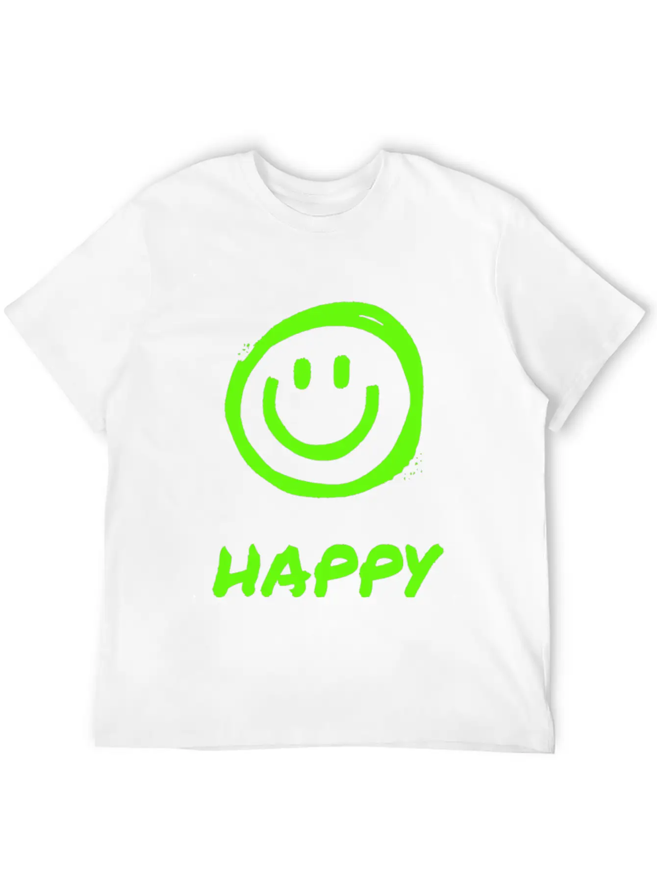 HAPPY Unisex Casual T-Shirt – Clean Design For Daily Comfort