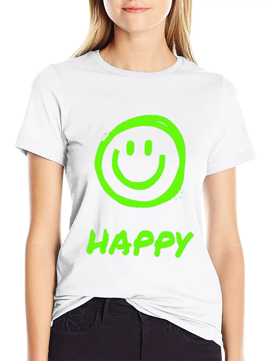 HAPPY Unisex Casual T-Shirt – Clean Design For Daily Comfort