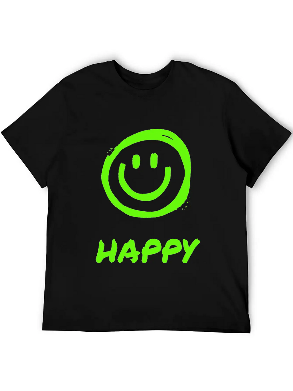 HAPPY Unisex Casual T-Shirt – Clean Design For Daily Comfort