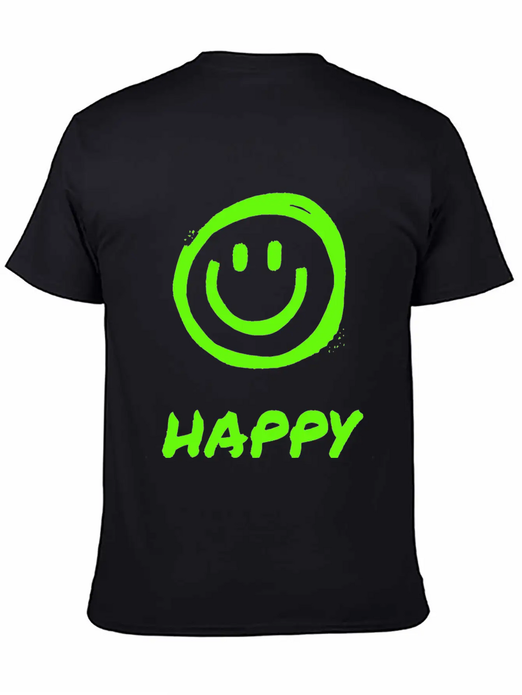 HAPPY Unisex Casual T-Shirt – Clean Design For Daily Comfort