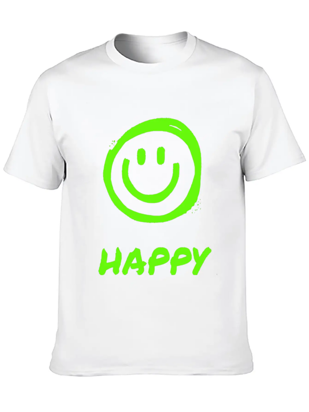 HAPPY Unisex Casual T-Shirt – Clean Design For Daily Comfort