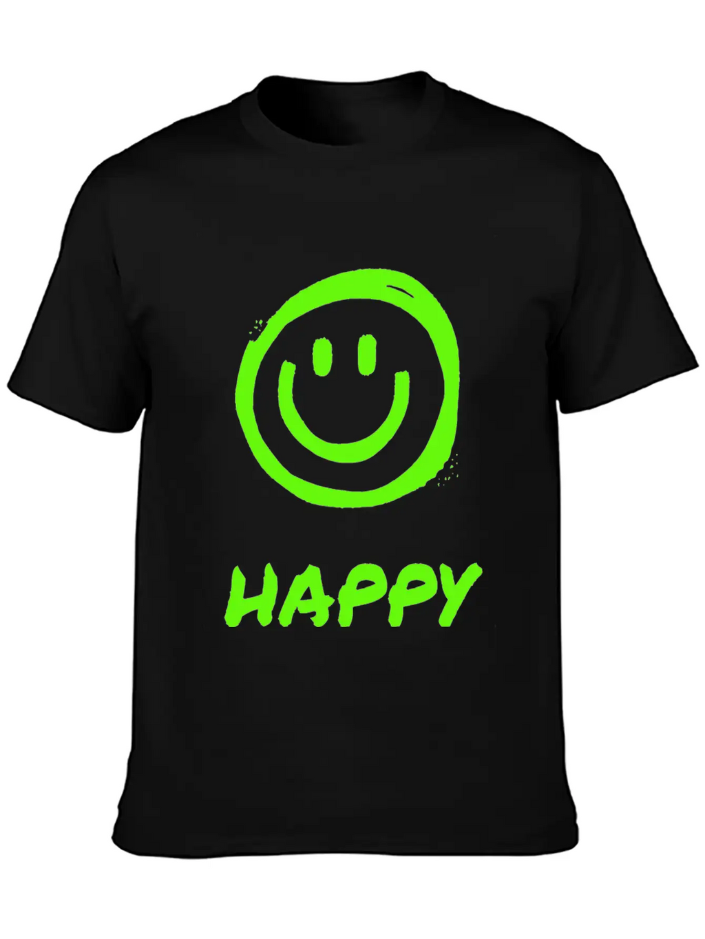 HAPPY Unisex Casual T-Shirt – Clean Design For Daily Comfort