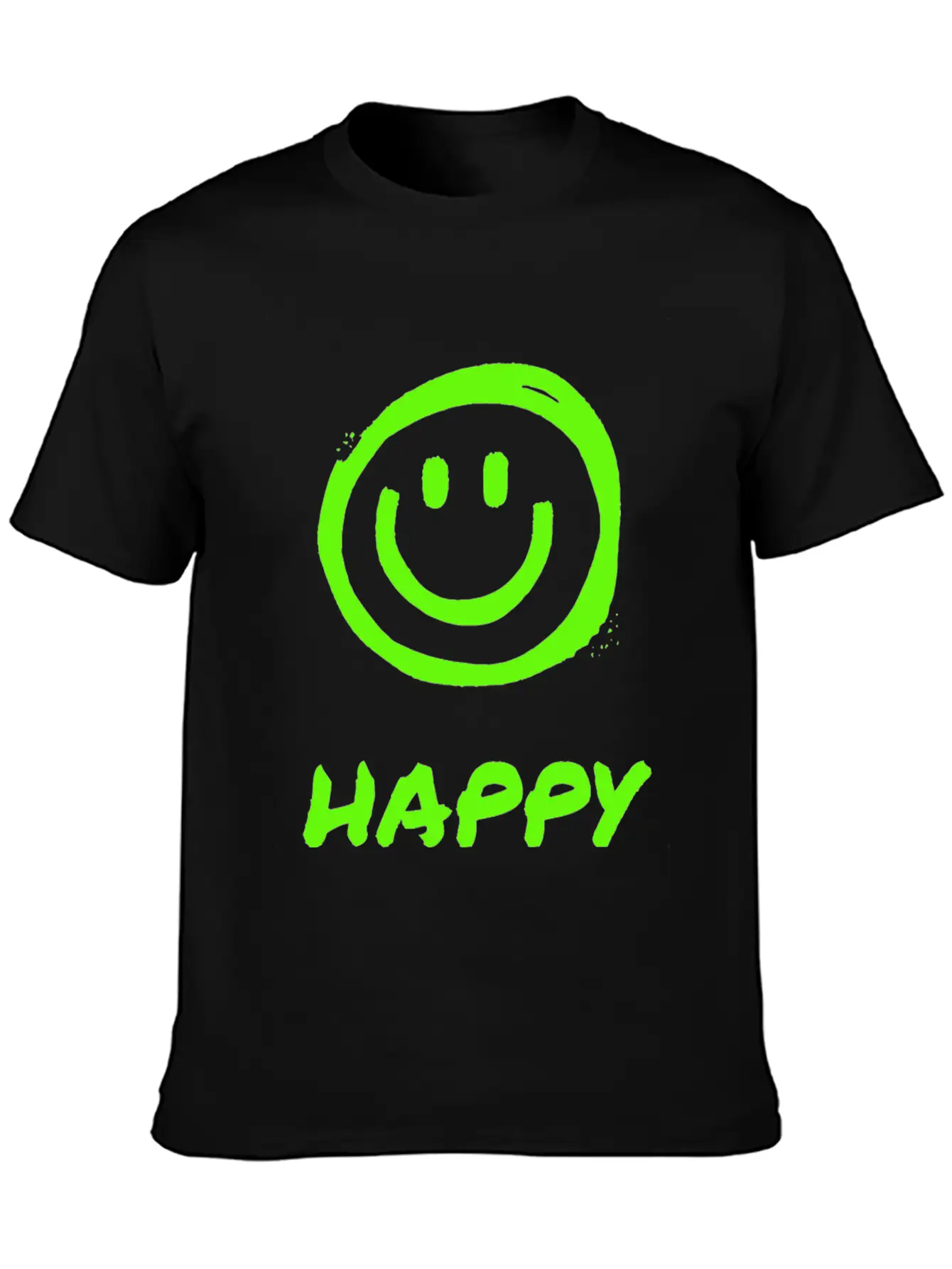 HAPPY Unisex Casual T-Shirt – Clean Design For Daily Comfort