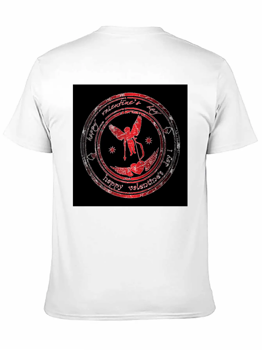 Happy Valentine's Day Image Unisex Casual T-Shirt – Clean Design For Daily Comfort