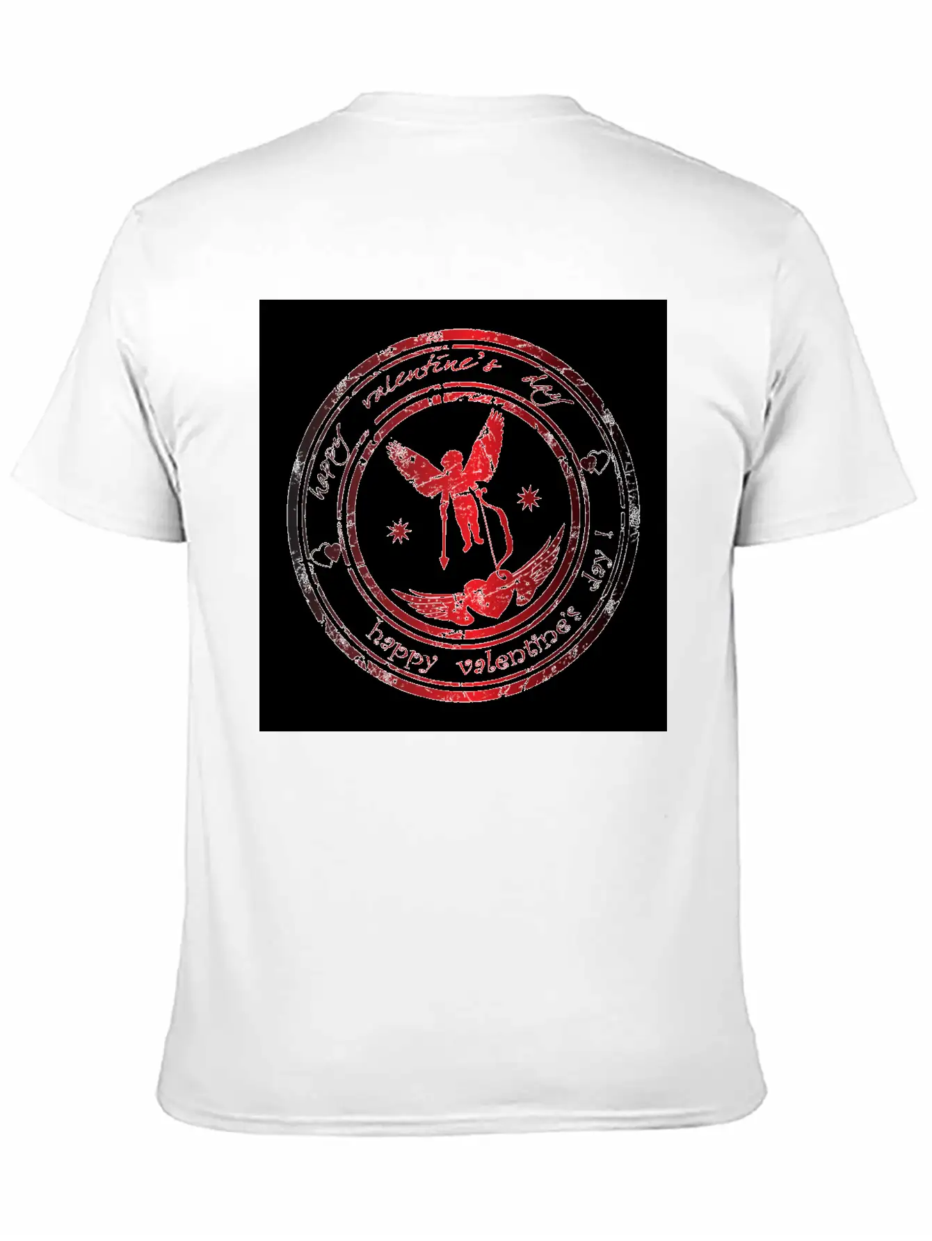 Happy Valentine's Day Image Unisex Casual T-Shirt – Clean Design For Daily Comfort