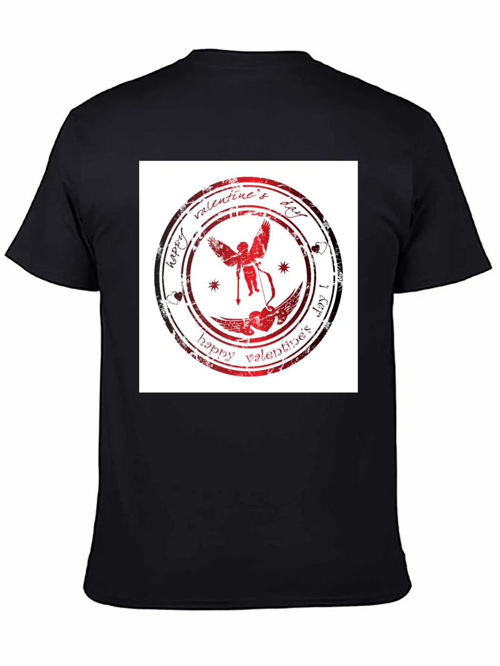 Happy Valentine's Day Image Unisex Casual T-Shirt – Clean Design For Daily Comfort