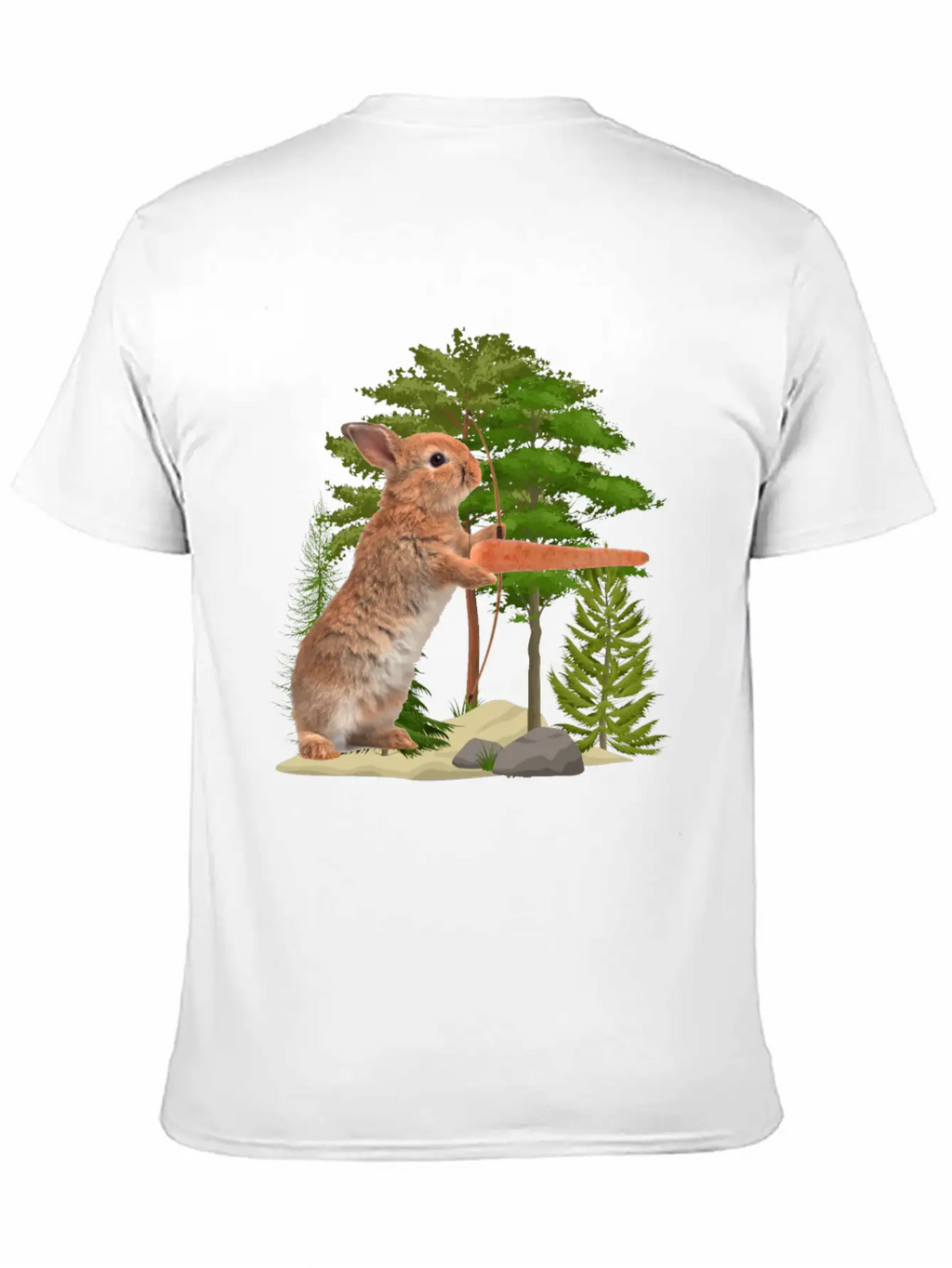 Hare Hunting Casual Graphic T-Shirt – Simple And Comfortable Daily Wear