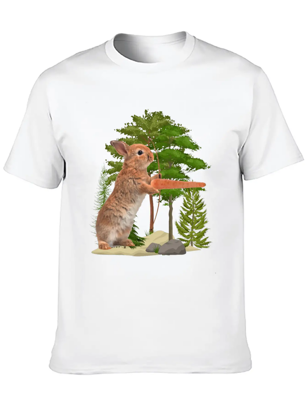 Hare Hunting Casual Graphic T-Shirt – Simple And Comfortable Daily Wear