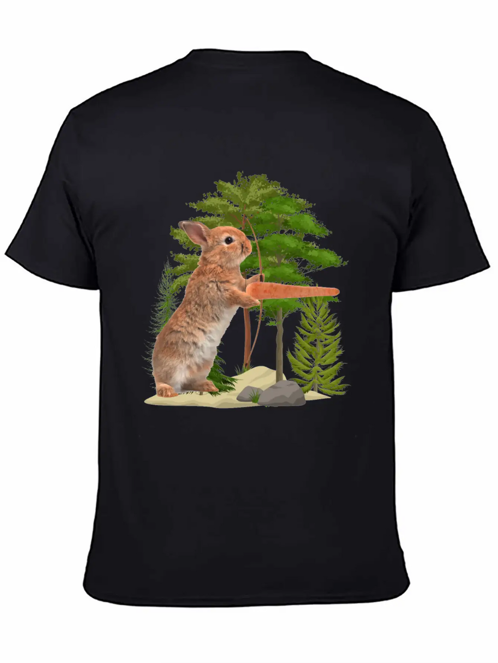 Hare Hunting Casual Graphic T-Shirt – Simple And Comfortable Daily Wear
