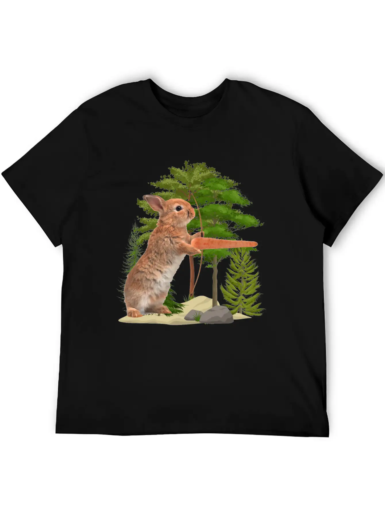 Hare Hunting Casual Graphic T-Shirt – Simple And Comfortable Daily Wear