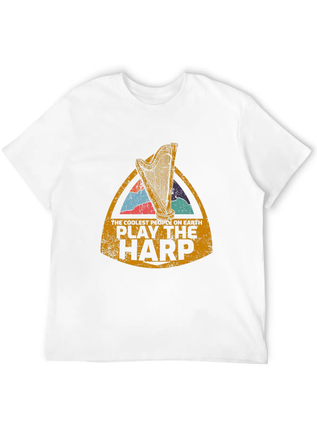 Harp Unisex Casual T-Shirt – Clean Design For Daily Comfort