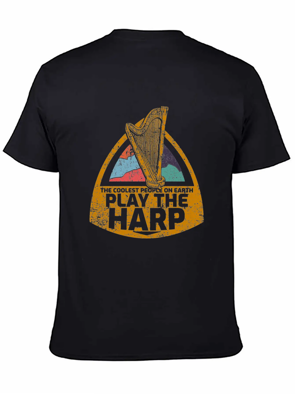 Harp Unisex Casual T-Shirt – Clean Design For Daily Comfort