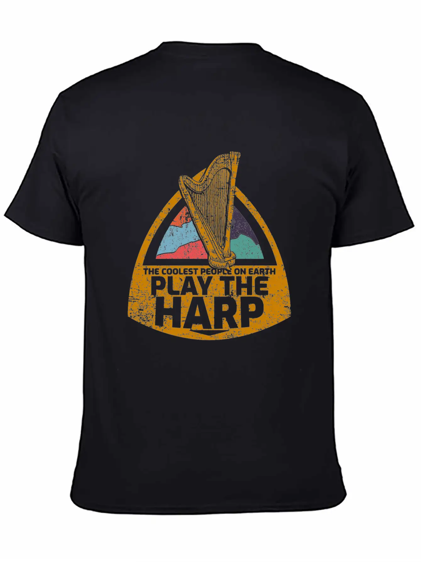 Harp Unisex Casual T-Shirt – Clean Design For Daily Comfort