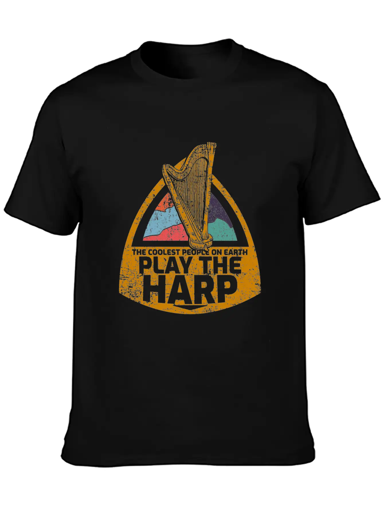 Harp Unisex Casual T-Shirt – Clean Design For Daily Comfort