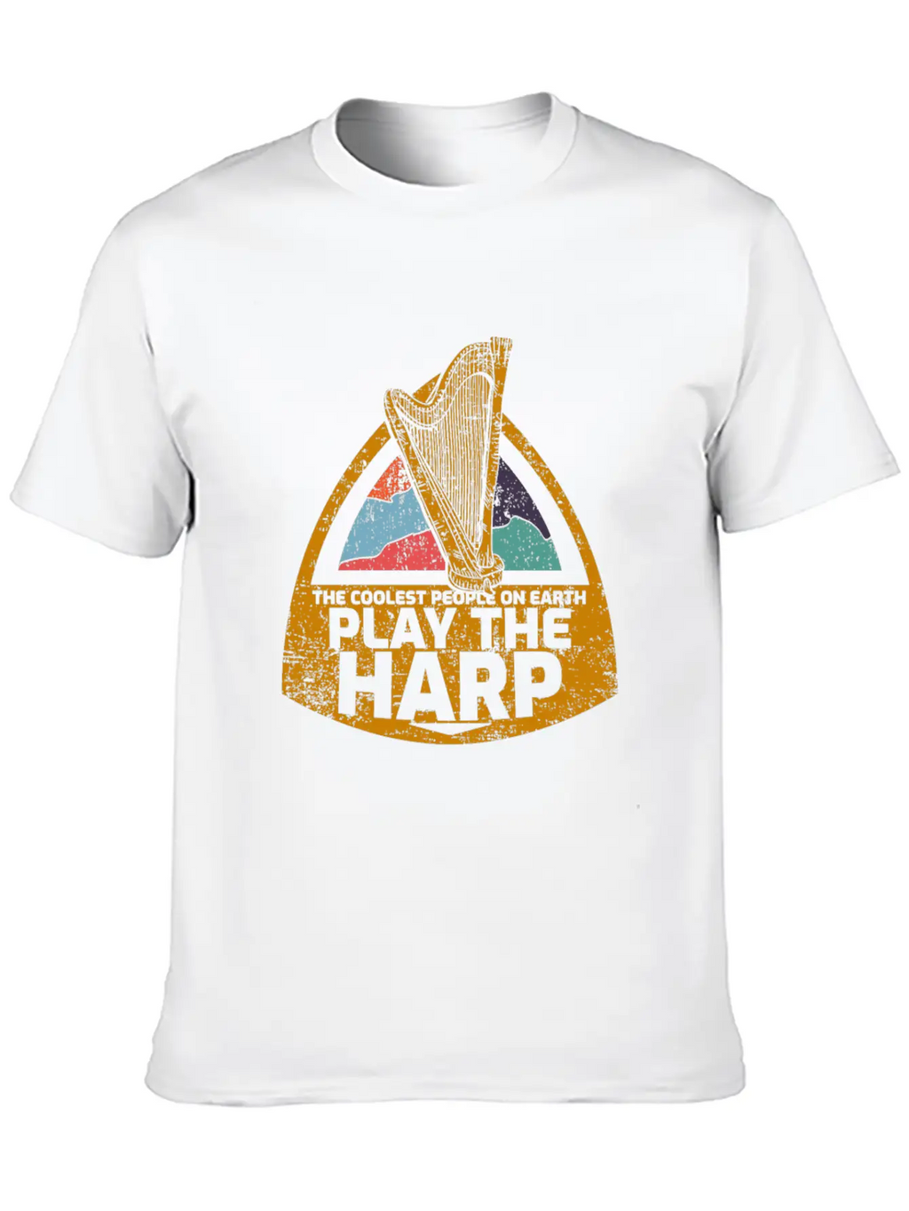Harp Unisex Casual T-Shirt – Clean Design For Daily Comfort