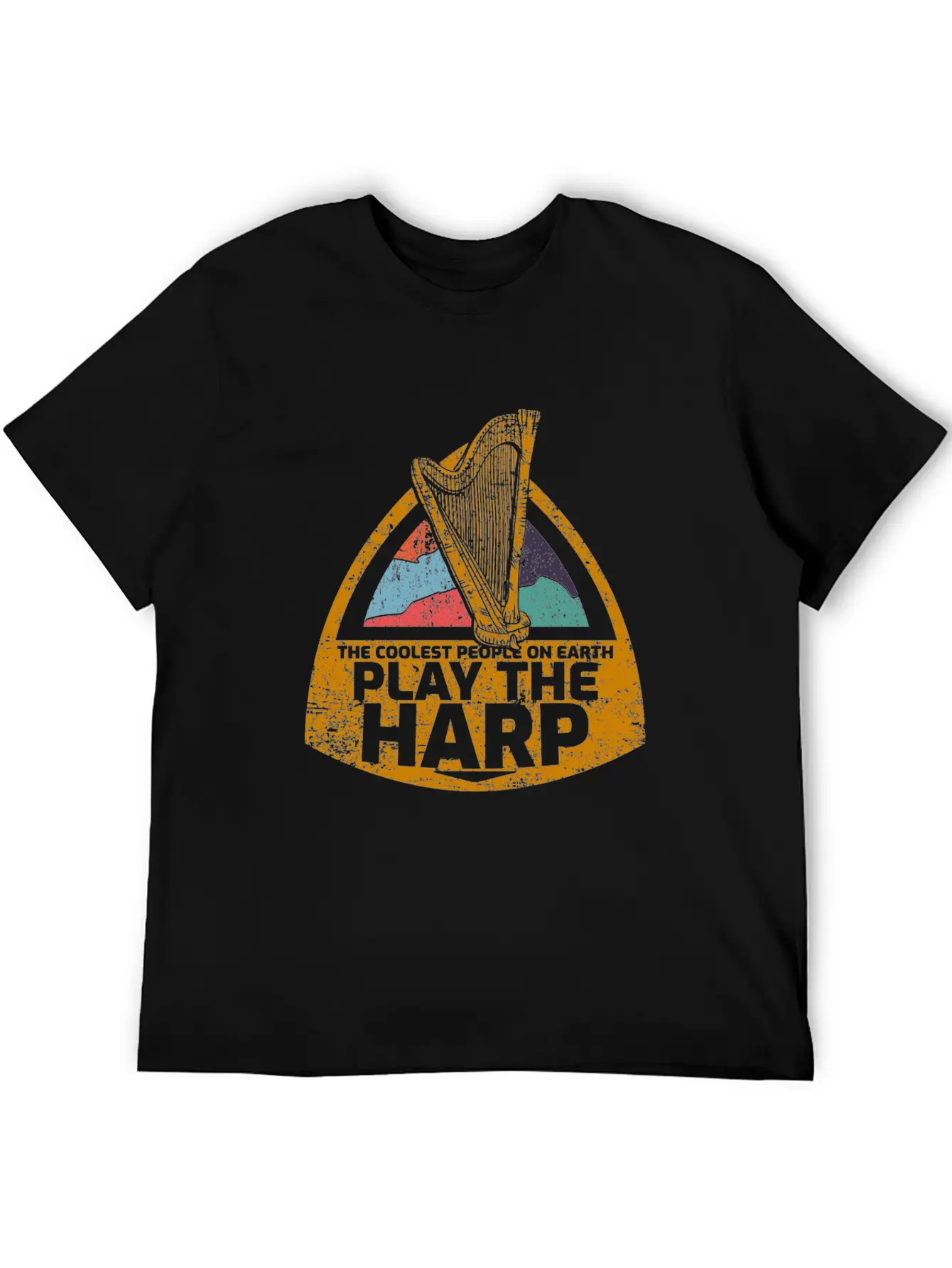 Harp Unisex Casual T-Shirt – Clean Design For Daily Comfort
