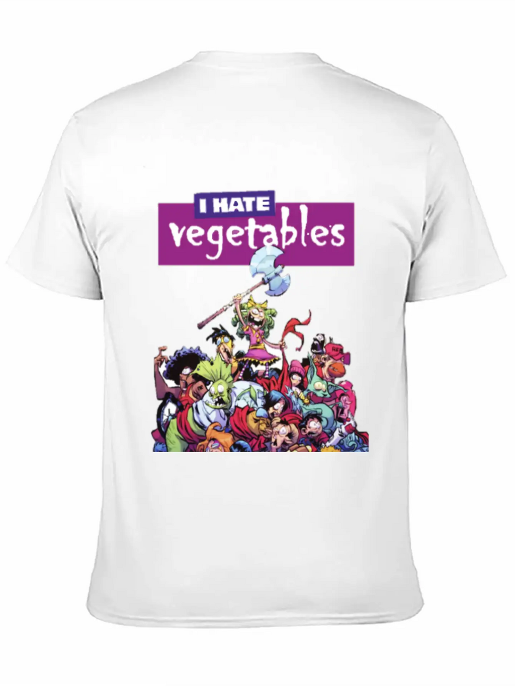 Hate Veggies Unisex Casual T-Shirt – Clean Design For Daily Comfort