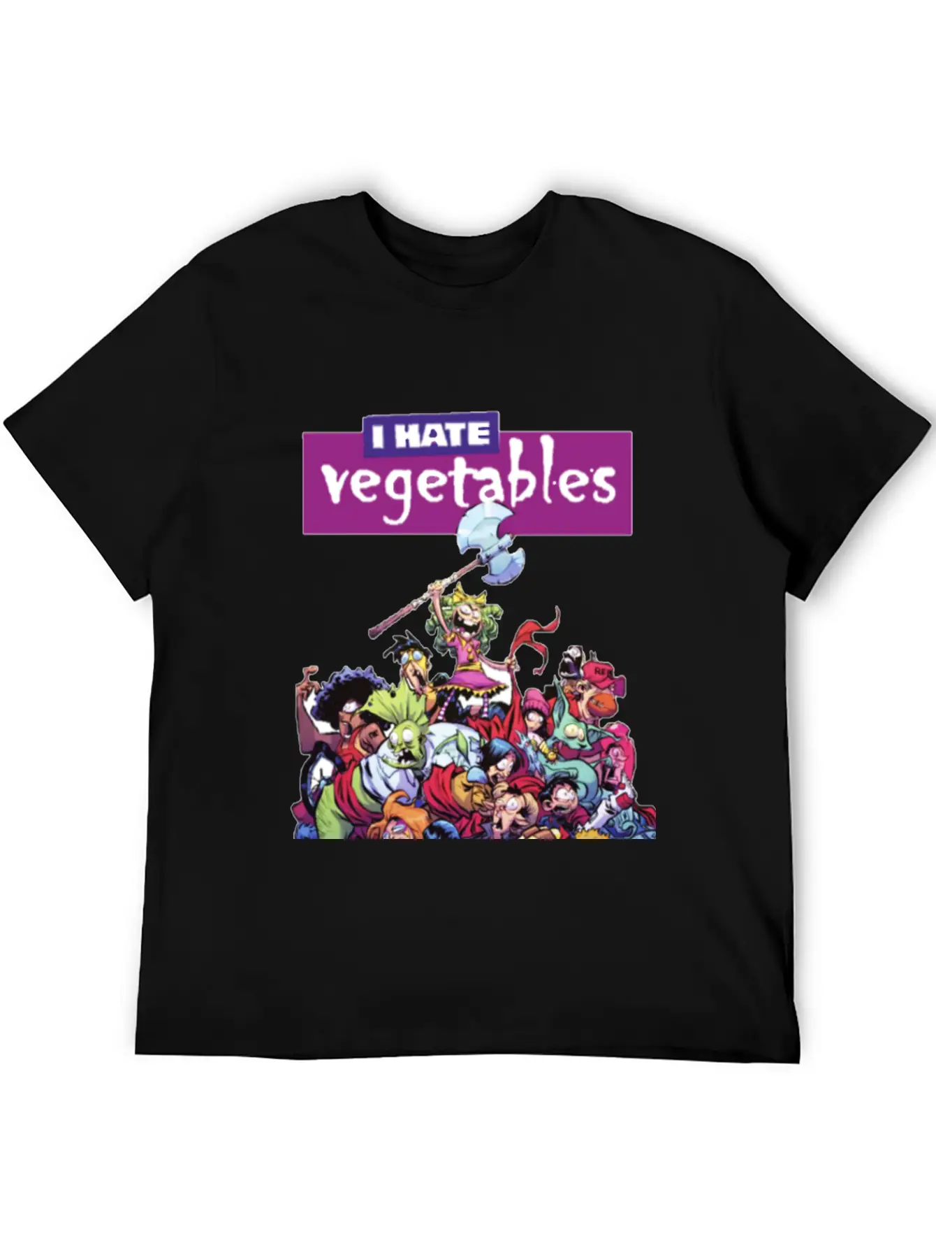 Hate Veggies Unisex Casual T-Shirt – Clean Design For Daily Comfort