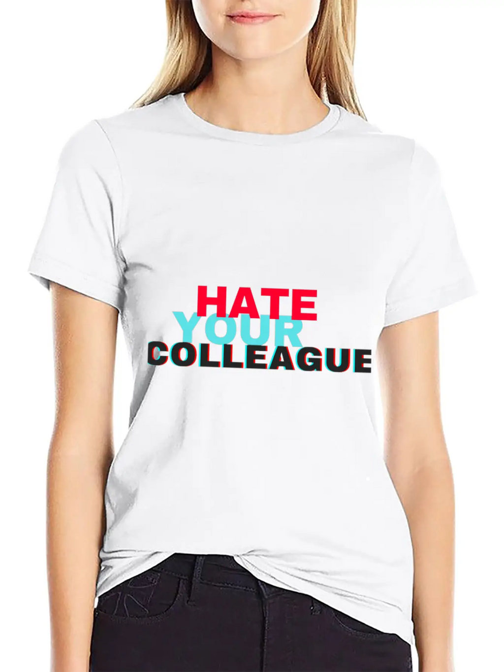 Hate Your Colleague Unisex Casual T-Shirt – Clean Design For Daily Comfort