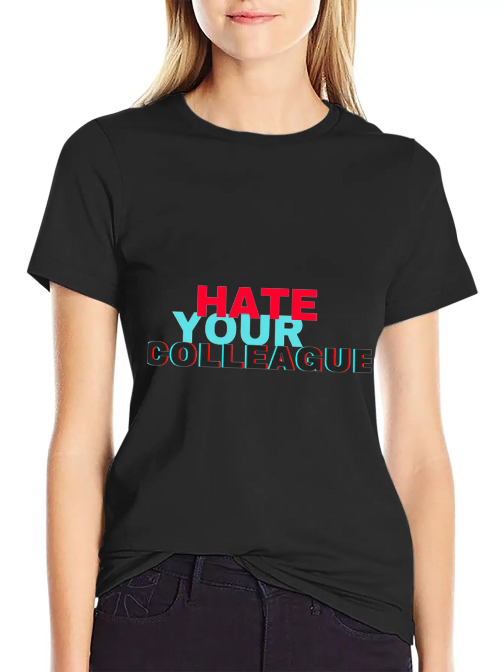 Hate Your Colleague Unisex Casual T-Shirt – Clean Design For Daily Comfort