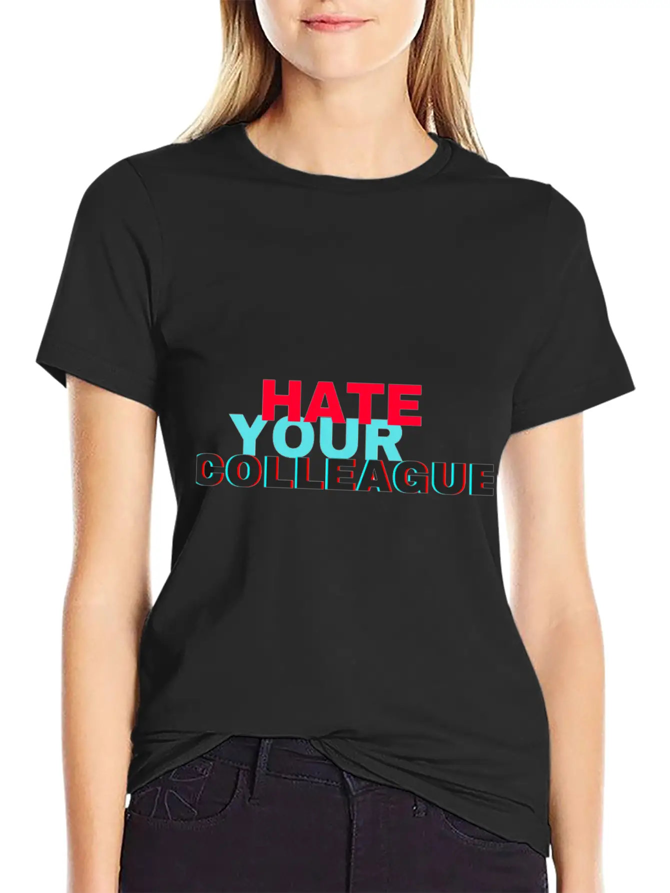 Hate Your Colleague Unisex Casual T-Shirt – Clean Design For Daily Comfort