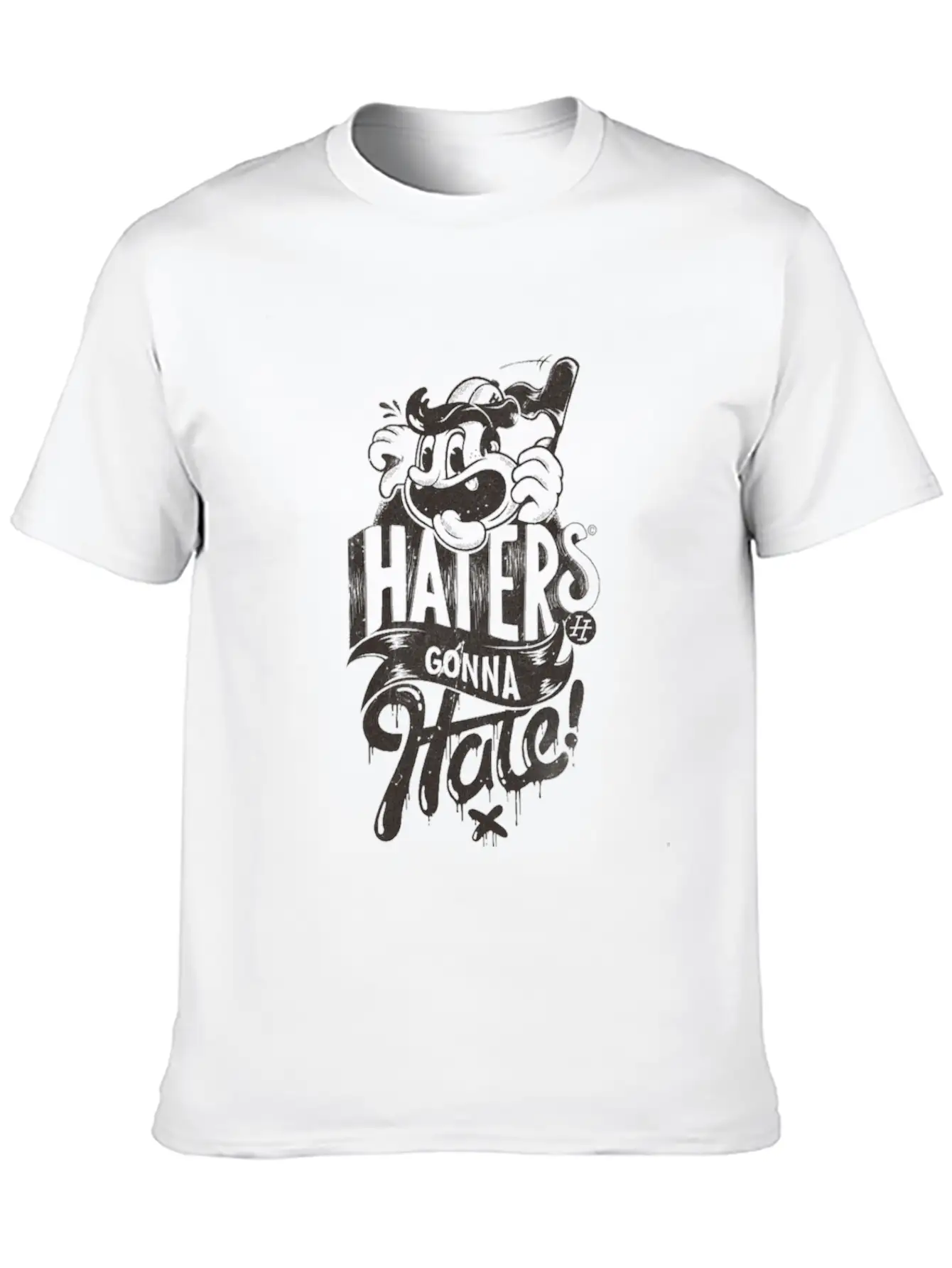 HATERS GONNA HATE Unisex Casual T-Shirt – Clean Design For Daily Comfort