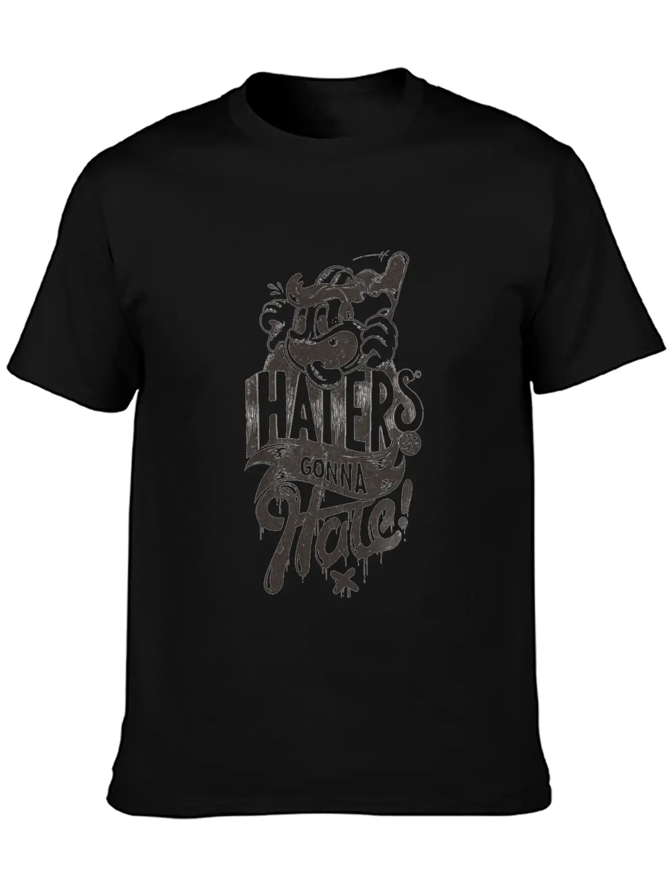 HATERS GONNA HATE Unisex Casual T-Shirt – Clean Design For Daily Comfort