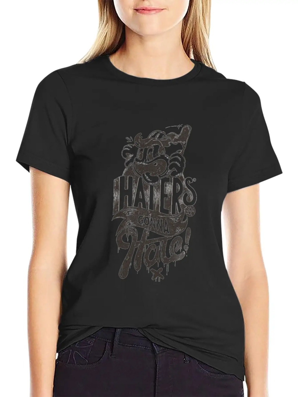 HATERS GONNA HATE Unisex Casual T-Shirt – Clean Design For Daily Comfort