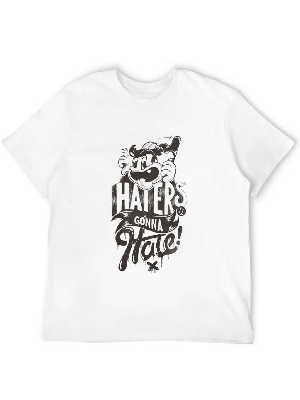 HATERS GONNA HATE Unisex Casual T-Shirt – Clean Design For Daily Comfort