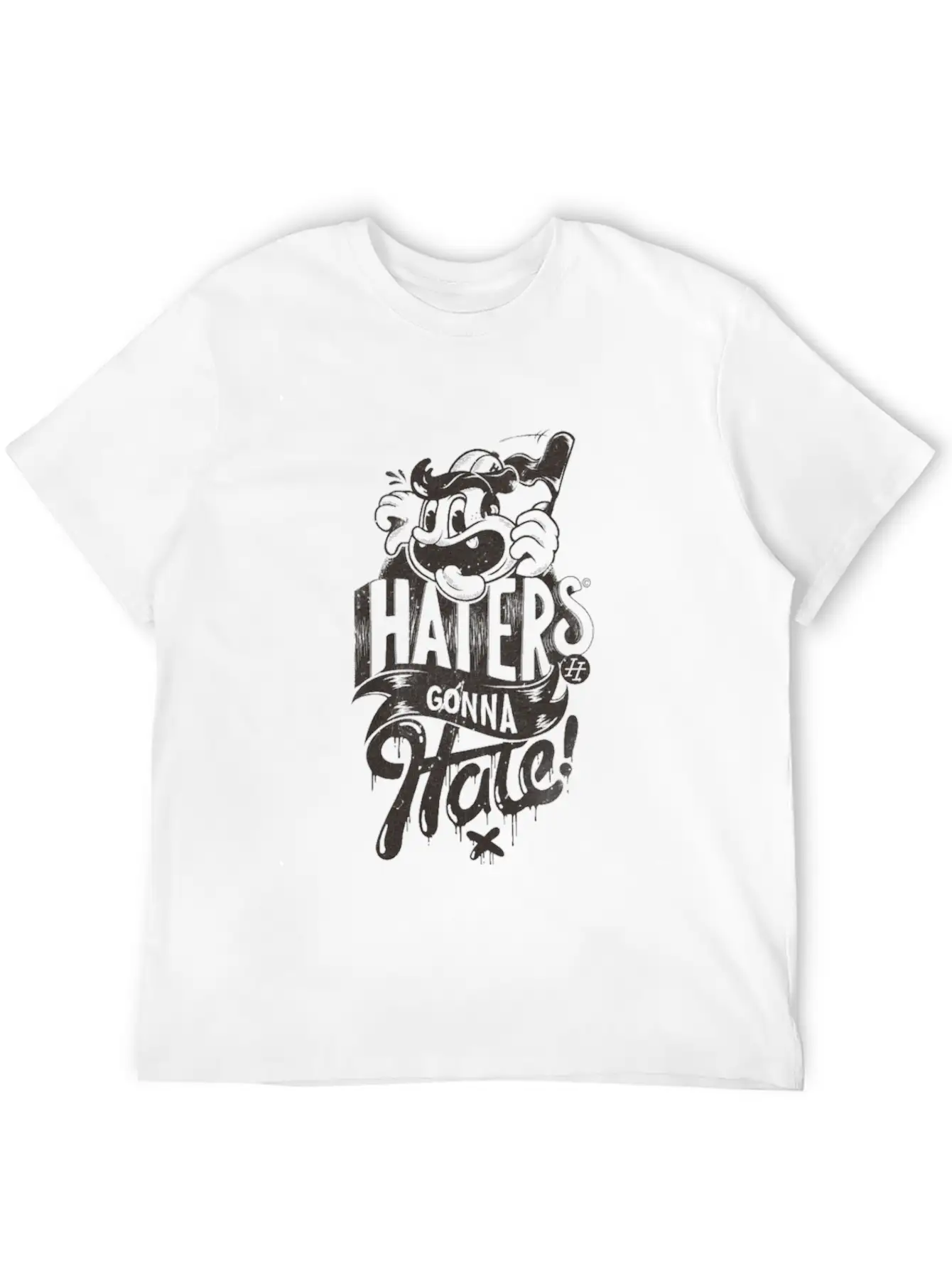HATERS GONNA HATE Unisex Casual T-Shirt – Clean Design For Daily Comfort