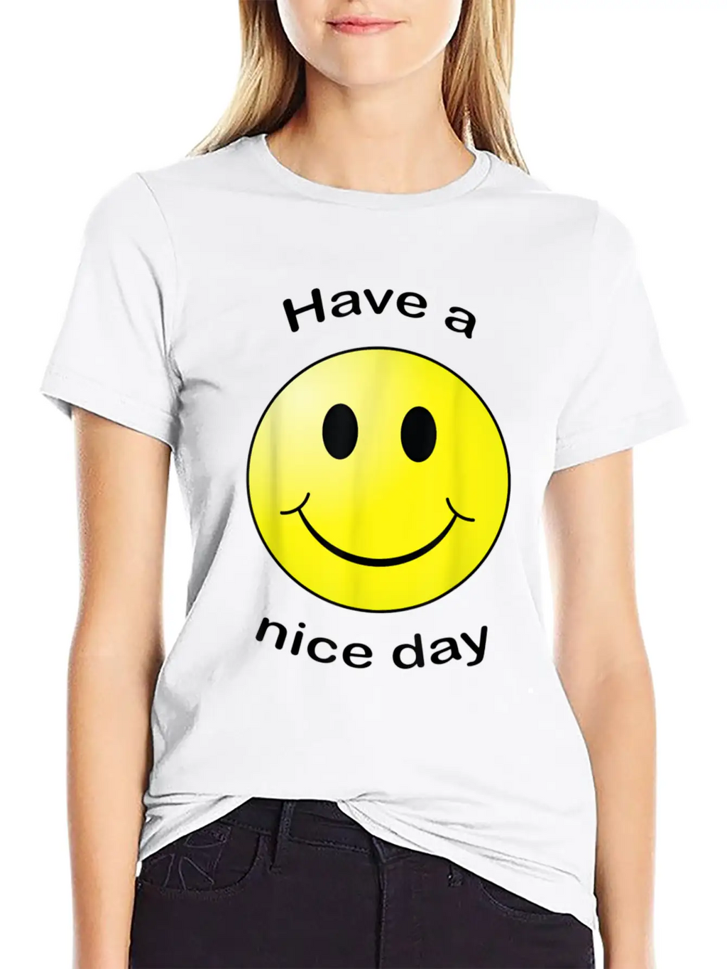 Have A Nice Day Face Gift Unisex Short Sleeve Soft Cotton T-Shirt – Casual Everyday Wear