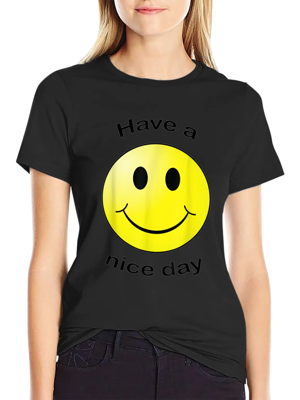 Have A Nice Day Face Gift Unisex Short Sleeve Soft Cotton T-Shirt – Casual Everyday Wear