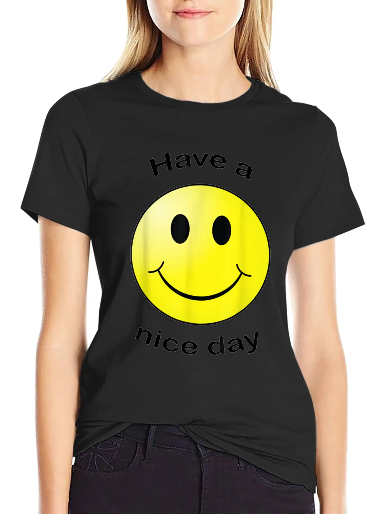 Have A Nice Day Face Gift Unisex Short Sleeve Soft Cotton T-Shirt – Casual Everyday Wear
