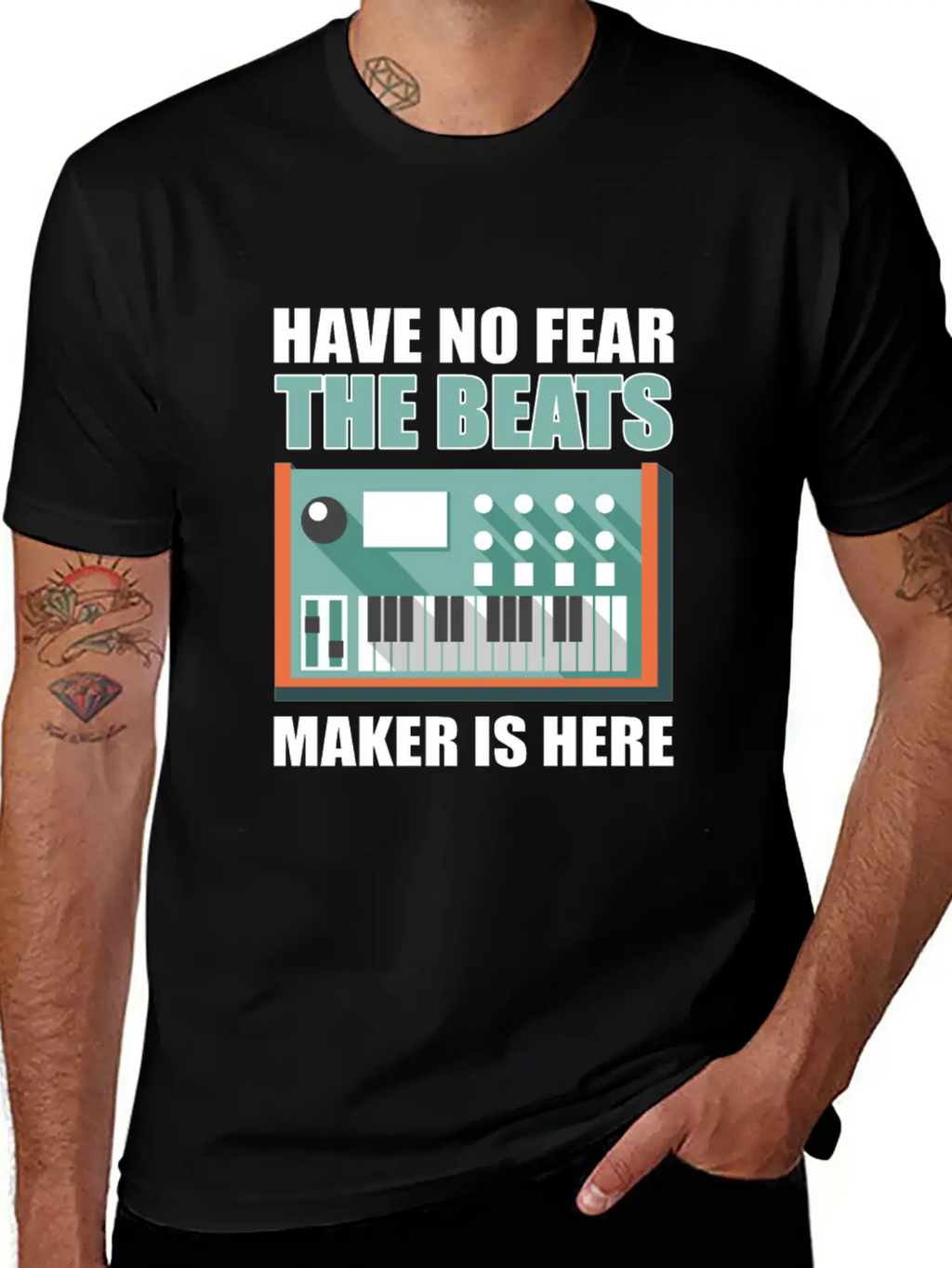 Have No Fear The Beats Maker Is Here Music Classic Fit Graphic Tee For Daily Comfort – Unisex Cotton Shirt