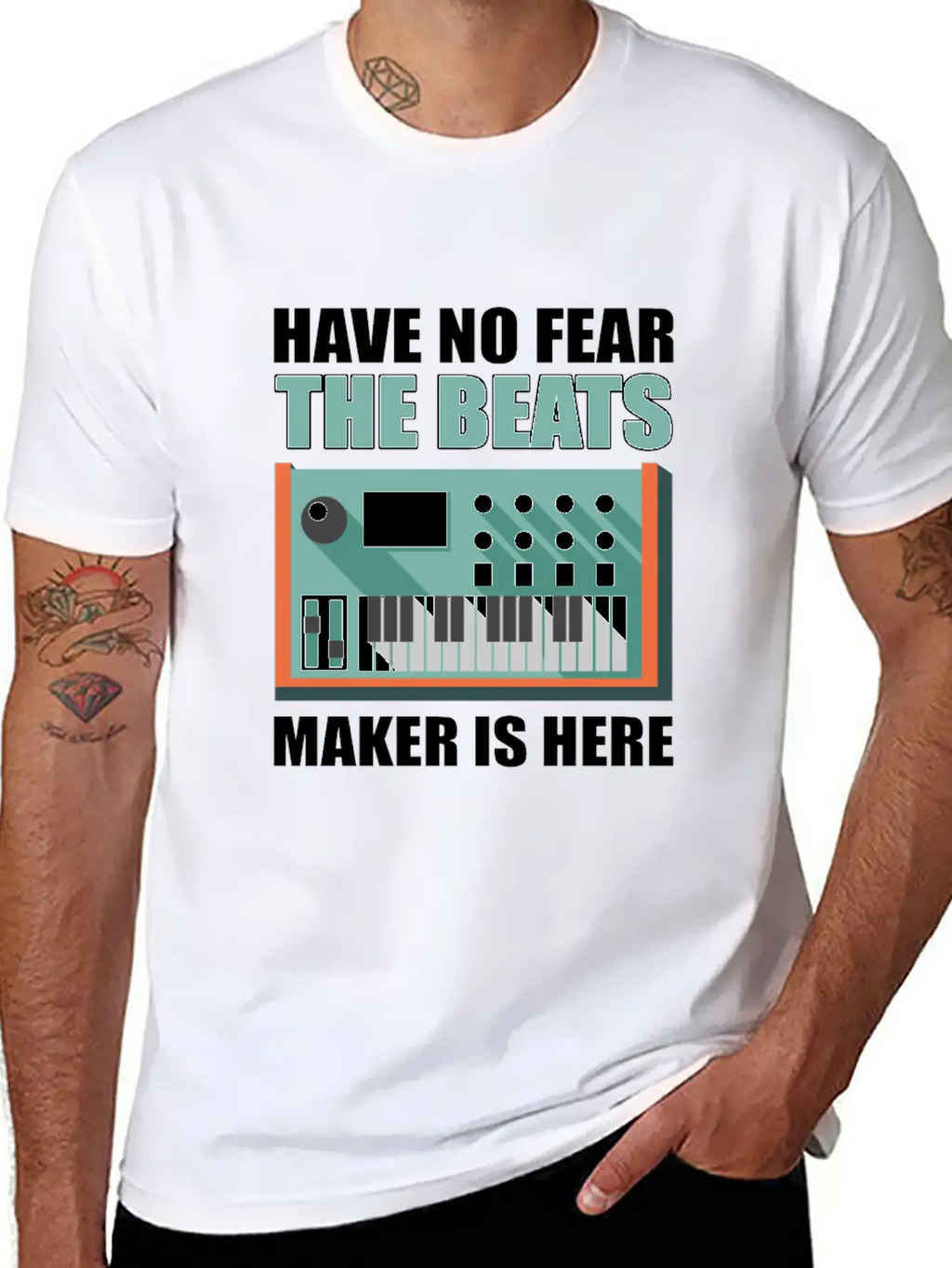 Have No Fear The Beats Maker Is Here Music Classic Fit Graphic Tee For Daily Comfort – Unisex Cotton Shirt