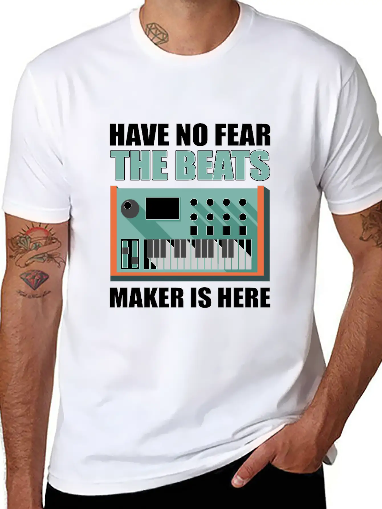 Have No Fear The Beats Maker Is Here Music Classic Fit Graphic Tee For Daily Comfort – Unisex Cotton Shirt