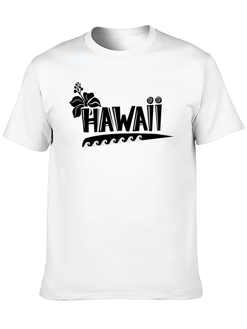Hawaii Logo Unisex Casual T-Shirt – Clean Design For Daily Comfort