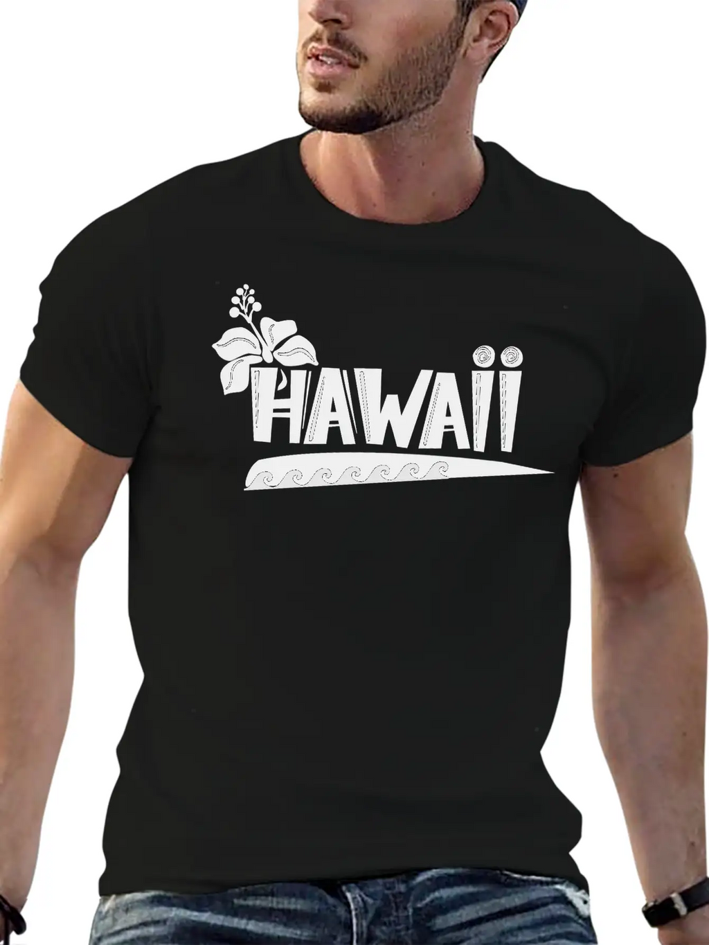 Hawaii Logo Unisex Casual T-Shirt – Clean Design For Daily Comfort