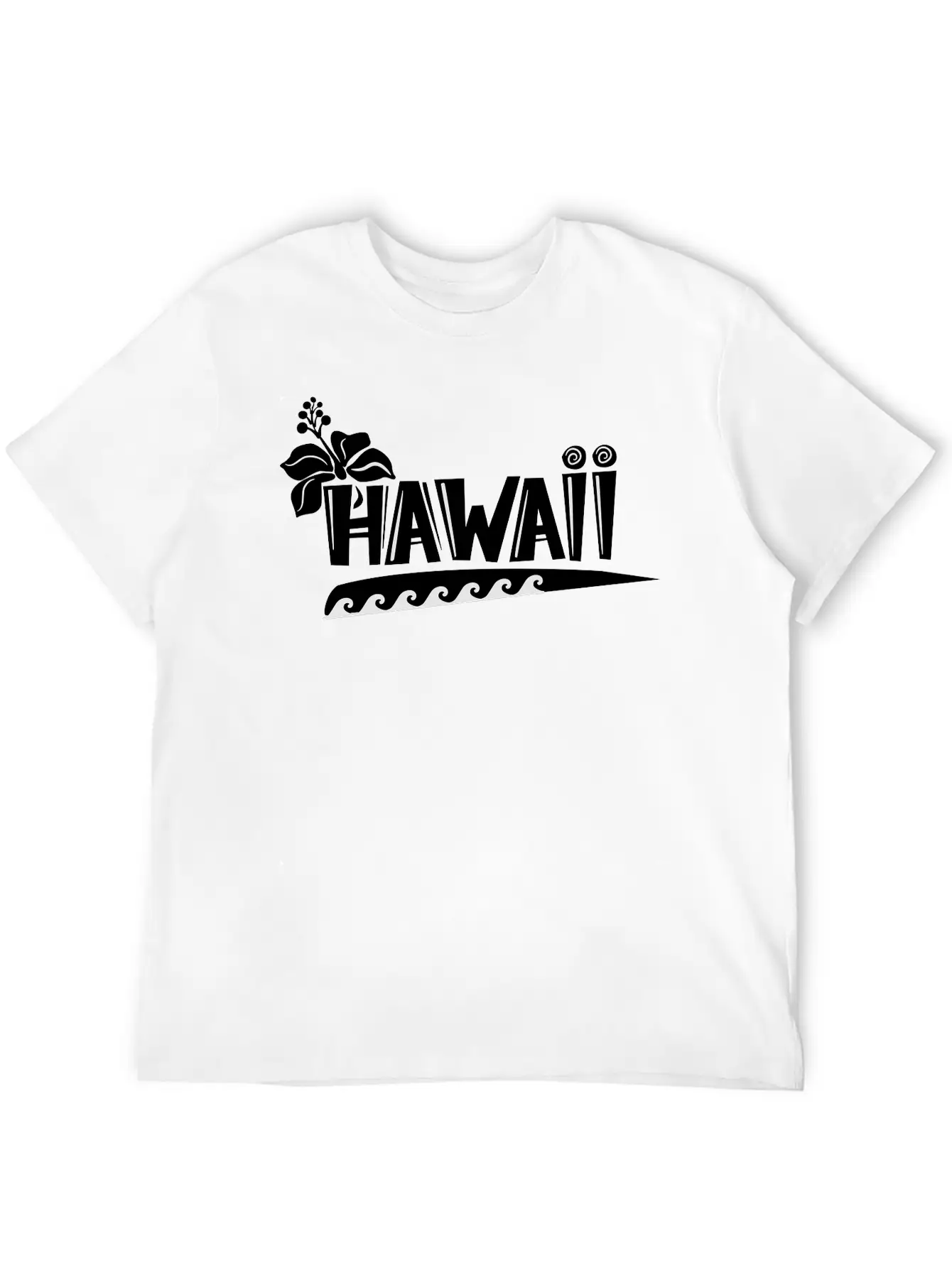 Hawaii Logo Unisex Casual T-Shirt – Clean Design For Daily Comfort