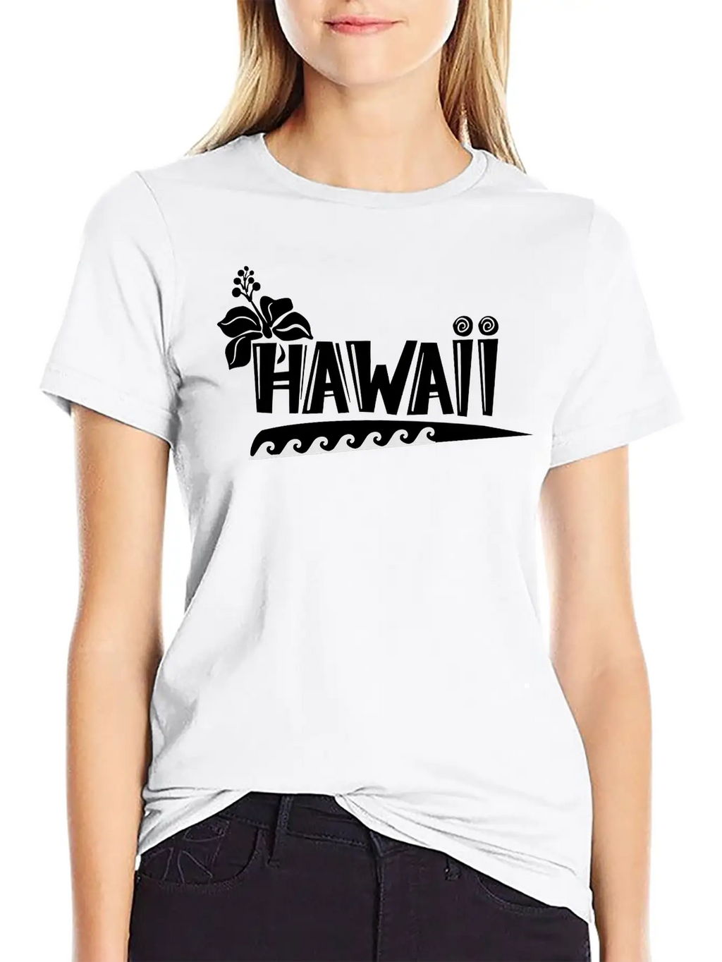 Hawaii Logo Unisex Casual T-Shirt – Clean Design For Daily Comfort